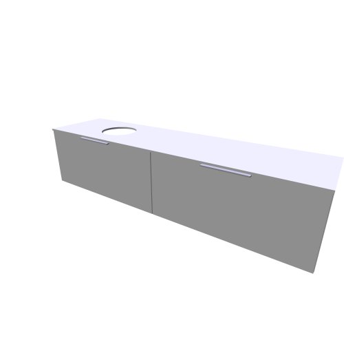 Laufen / Kartell by Laufen / 408002 - (1790x470x413)