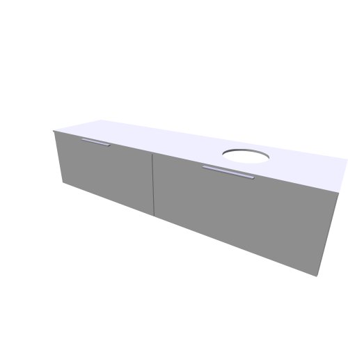 Laufen / Kartell by Laufen / 408003 - (1790x470x413)